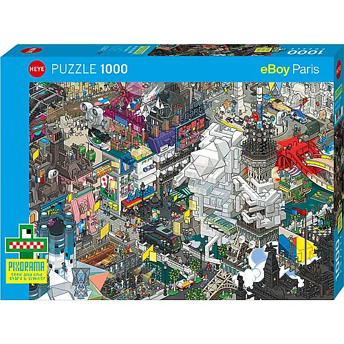 HEYE Puzzle Pixorama Paris Quest (1000Teile)