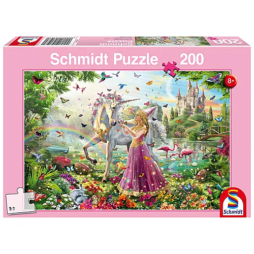 Schmidt Puzzle Schne Fee im Zauberwald (200Teile)