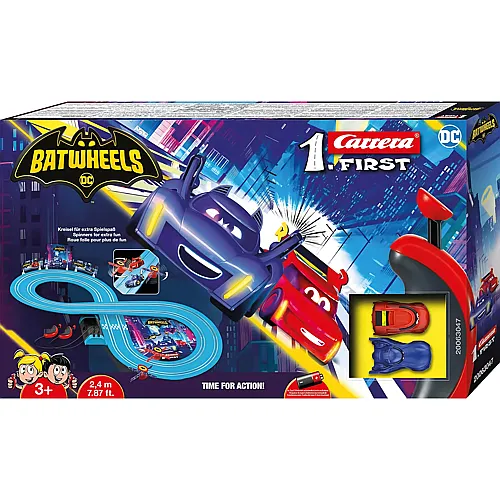 Carrera First Batman Batwheels Time for Action (2,4m)