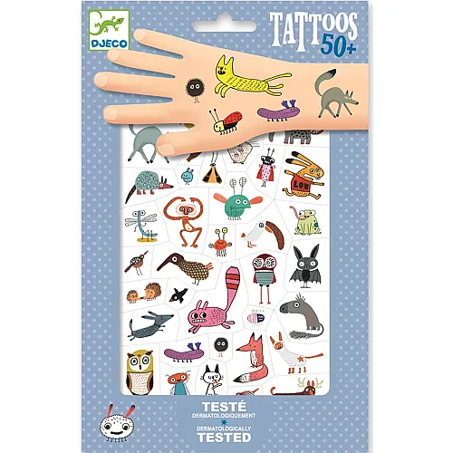 Djeco Tattoos Kleine Tierchen