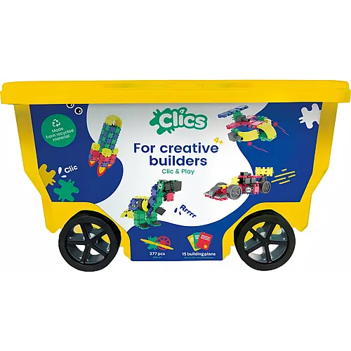 Clics Rollerbox 15-in-1 - 377 Teile