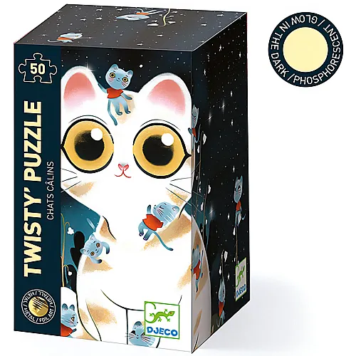 Djeco Puzzle Twisty Katze (50Teile)