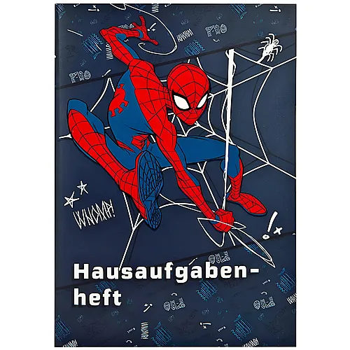 Hausaufgabenheft Spiderman A5