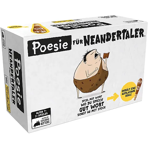 Poesie f�r Neandertaler DE
