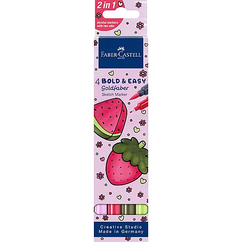 Faber-Castell Sketch Marker Bold Easy I (4Teile)