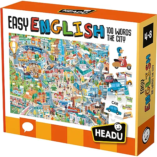 Headu Easy English 100 Wrter Stadt, 108 Stck. (UND)