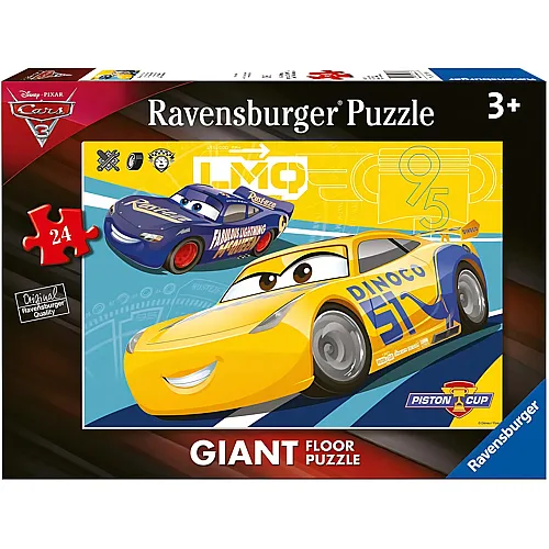 Ravensburger Puzzle Giant Floor Disney Cars 3 - 24 Teile