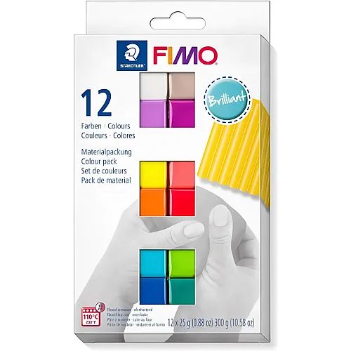 FIMO Soft Brilliant Colours (12x25g)