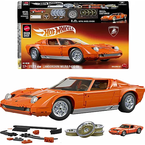 Mattel Brick Shop Premium Lamborghini Miura P400 SV - 1523 Teile