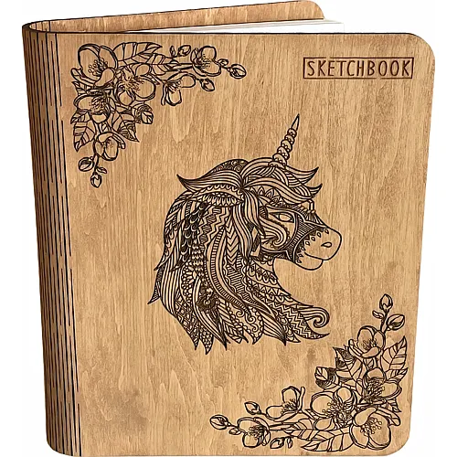 Creatif Wood Sketchbook Bois Licorne 50 Feuilles
