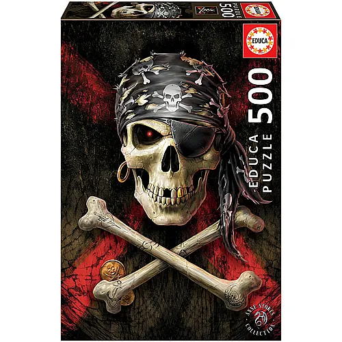Educa Puzzle Pirate Skull (500Teile)