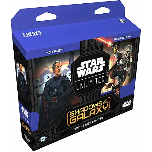 Fantasy Flight Games Star Wars: Unlimited TCG Shadows of The Galaxy Zwei-Spieler-Starter � Schnelles Trading Card Game f�r Kinder und