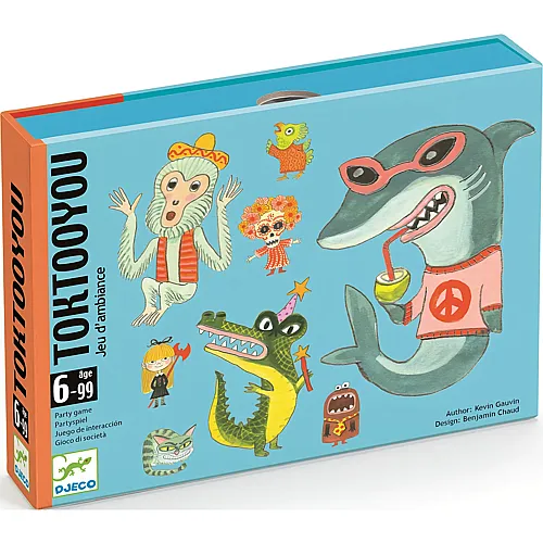 Djeco Spiele Kartenspiel Toktooyou - Mehrsprachig