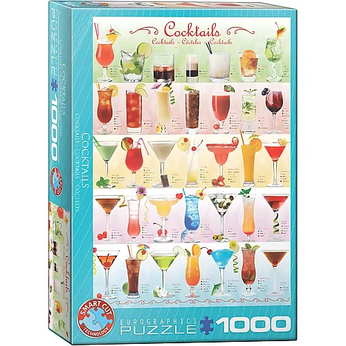 Eurographics Puzzle Cocktails - 1000 Teile