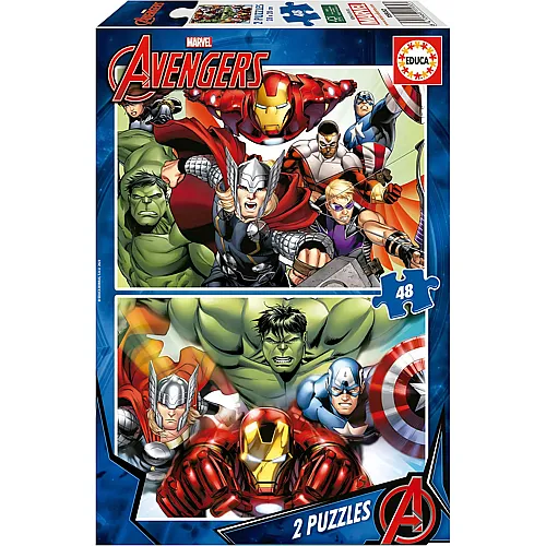Educa Puzzle 2in1 Avengers (48Teile)