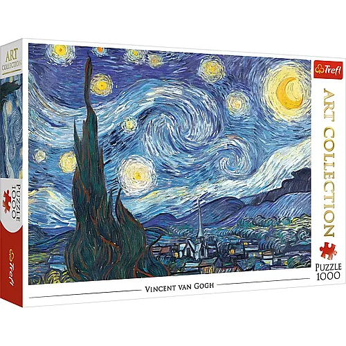 Trefl Puzzle Art Collection Sternennacht, Vincent van Gogh (1000Teile)