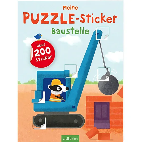ars Edition Puzzle-Sticker: Baustelle