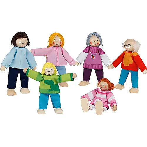 Goki Puppenwelt Moderne Familie (6Teile)