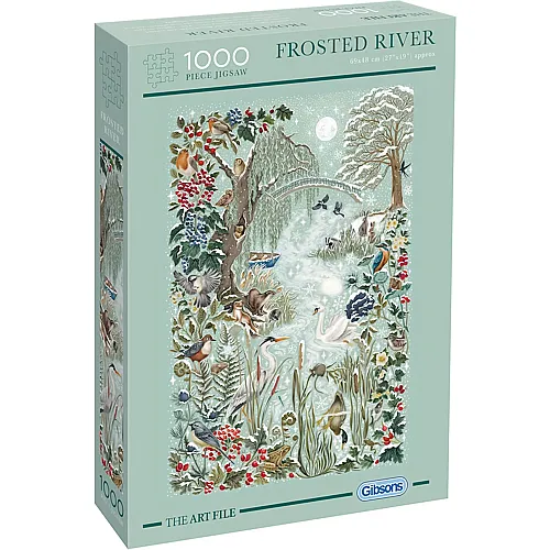 Gibsons Puzzle The Art File Gefrorener Fluss - 1000 Teile