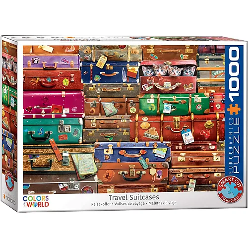 Eurographics Puzzle Travel Suitcases (1000Teile)