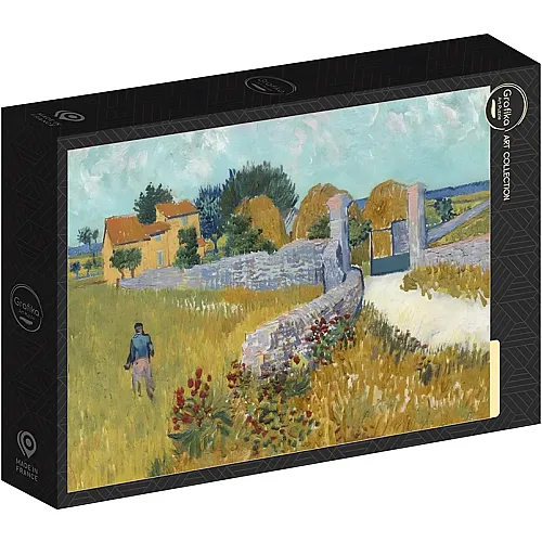 Grafika Puzzle Art Collection Vincent Van Gogh Bauernhof in der Provence, 1888 - 1000 Teile