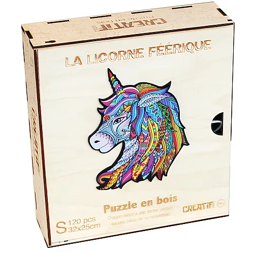 Harmandi Puzzle Creatif Die Fee Einhorn - 120 Teile