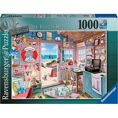 Ravensburger Puzzle The Beach Hut - 1000 Teile