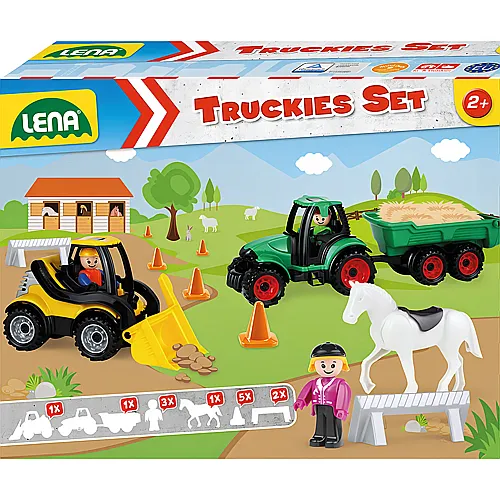 LENA Truckies Set Bauernhof