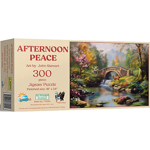 SunsOut Puzzle John Stewart Ruhe am Nachmittag - 300 Teile