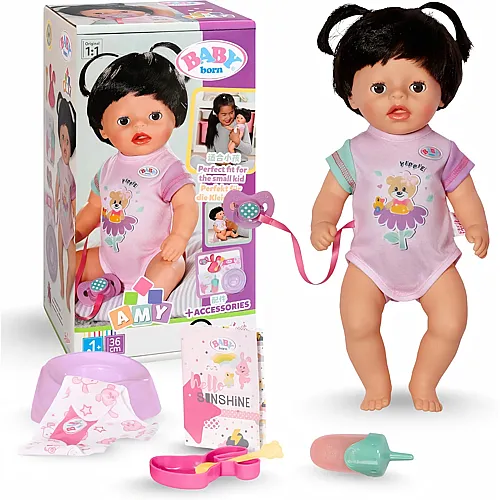 Amy Babypuppe mit 7 Funktionen 36cm