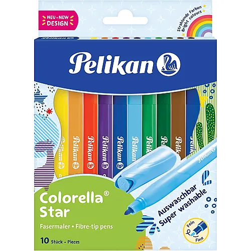 Pelikan Fasermaler Colorella Star (10Teile)