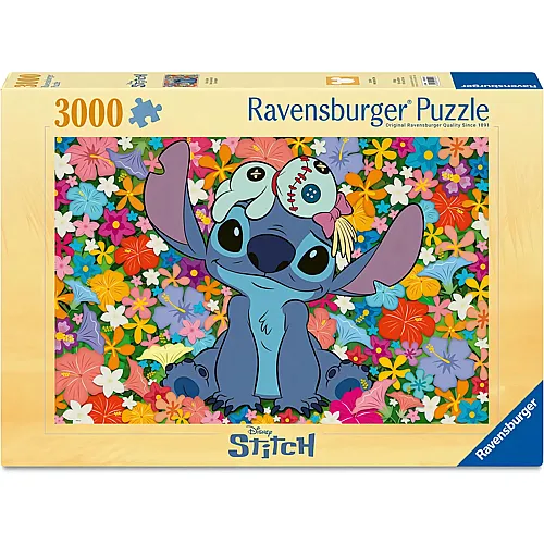 Stitch in Blumen - 3000 Teile