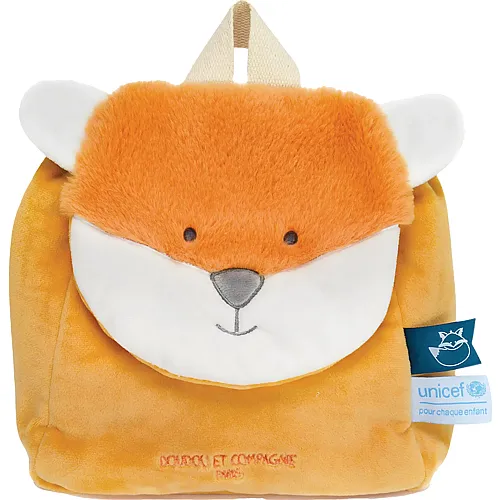 Doudou et Compagnie Unicef Kinderrucksack Fuchs