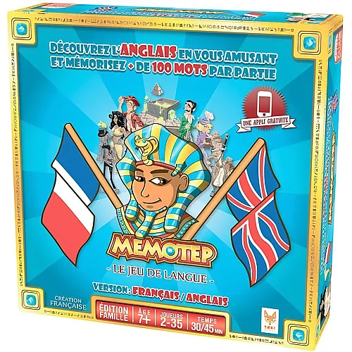 Topi Games Memotep Francais-Anglais - Fran�ais