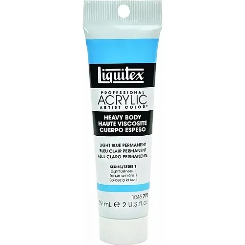 Liquitex Lqx Prof. Heavy Body Acrylfarbe 59ml Tube Hellblau Permanent