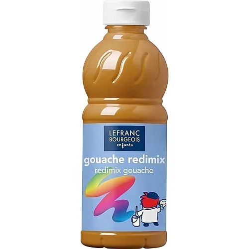 Lefranc Bourgeois Lfb Fl�ssige Tempera Redimix 500ml Flasche - Gold