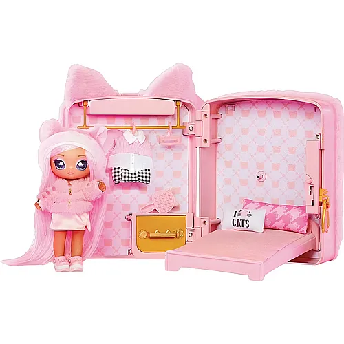 3-in-1 Backpack Pink Kitty