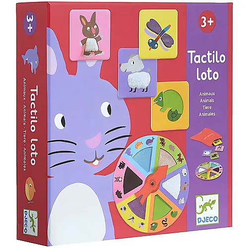 Djeco Spiele Tactilo Lotto Tiere (mult)