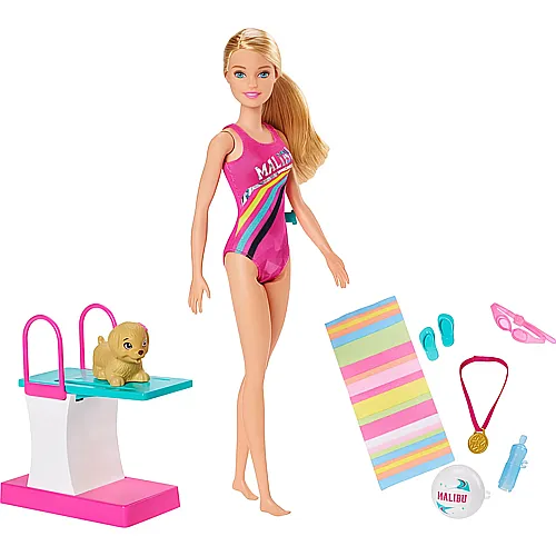 Barbie Karrieren Schwimmerin Puppe