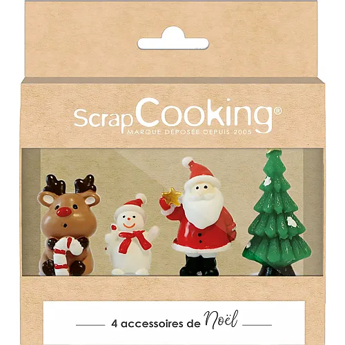 ScrapCooking Accessoires Sweet Xmas - 4 Teile