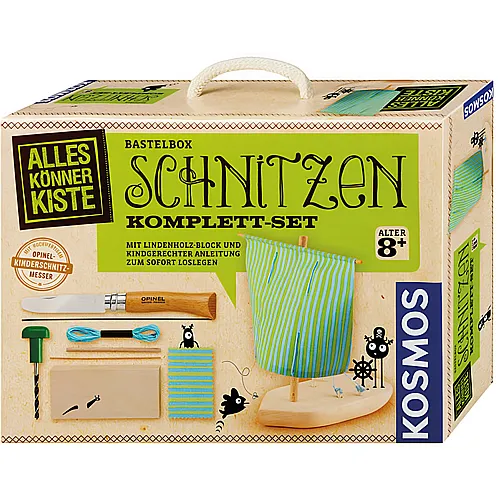 Kosmos Experimentierkasten Schnitzen Komplett-Set