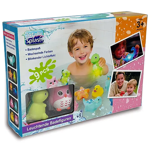 Totally Splash Leuchtende Badefiguren 9 St�ck
