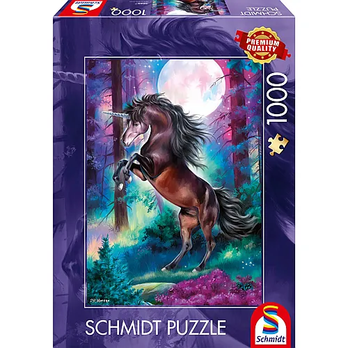 Einhorn bei Vollmond 1000 Teile 1000Teile