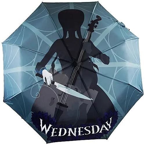 Cinereplicas Wednesday: Wednesday mit Cello Schirm