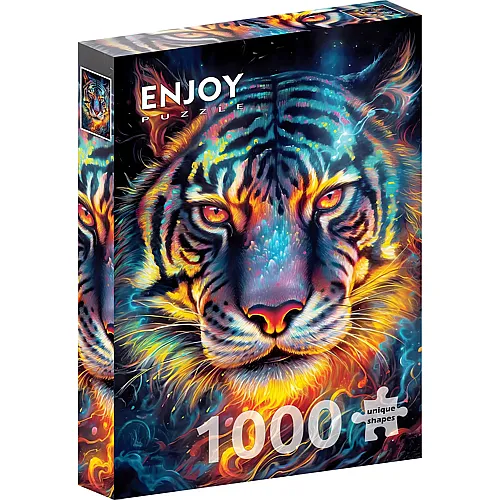 Enjoy Puzzle Die Resilienz des Tigers - 1000 Teile