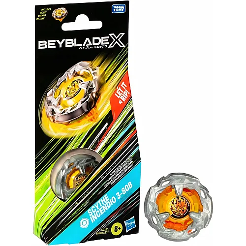 Beyblade X Booster Pack Scythe Incendio 3-80B