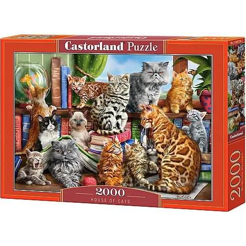 Castorland Puzzle House of Cats (2000Teile)