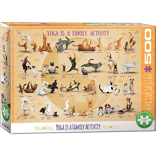 Yoga is A Family Activity 500Teile