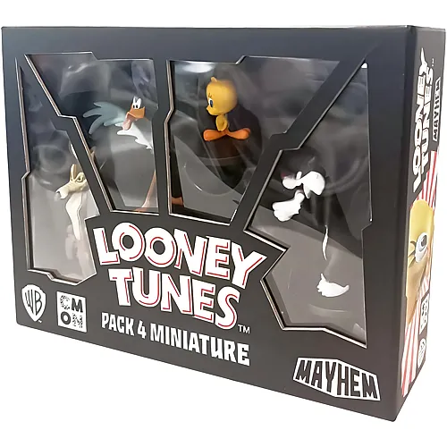 CMON Looney Tunes Mayhem: Packung mit 4 Miniaturen - Erweiterung des Brettspiels, f�r 2-4 Spieler, ab 10 Jahren, italienische Ausgabe