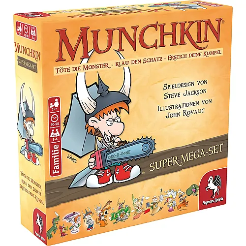 Pegasus Spiele Munchkin Fantasy Super-Mega-Set (DE)